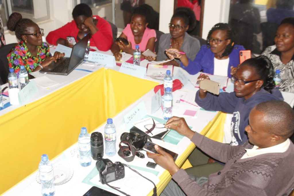 Kisii County Journalists during the training