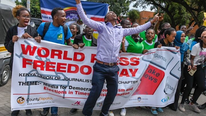 KUJ Nakuru Chapter marking World Press Freedom Day