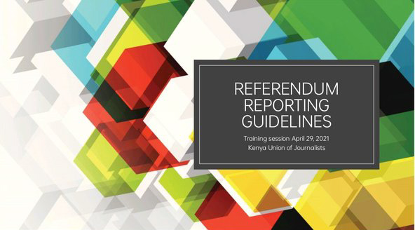 Referendum Reporting Guidelines